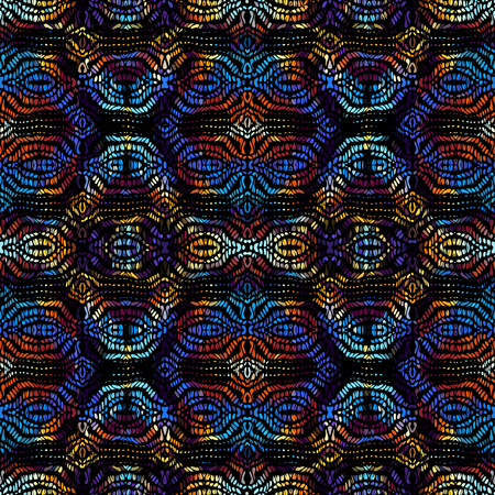 Seamless background pattern. Etnnic tribal pattern. Vector image