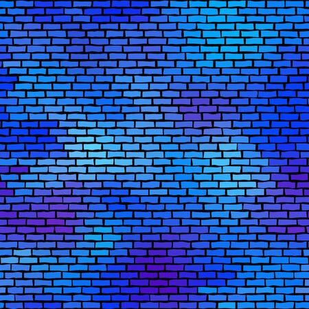 Brick wall. Seamless pattern Vector illustrationのイラスト素材