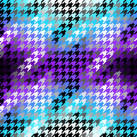 Seamless geometric pattern. Classic Hounds-tooth pattern in low poly style. Vector image.のイラスト素材