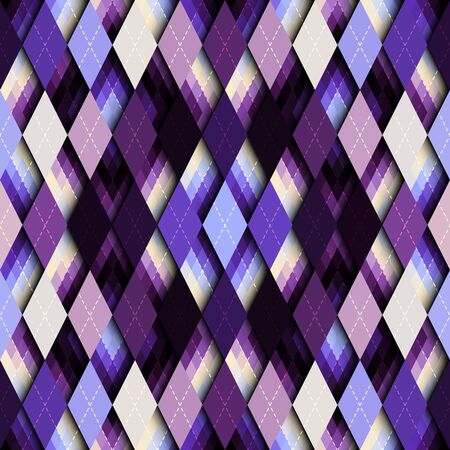 Classic argyle seamless pattern background. Vector image.のイラスト素材