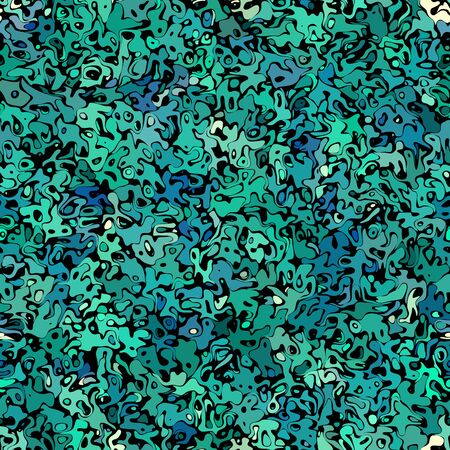 Psychedelic wavy background. Seamless abstract pattern in low poly style. Vector image.のイラスト素材