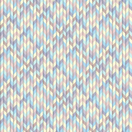 Abstract geometric plaid pattern with chevron elements. Seamless background. Vector image.のイラスト素材