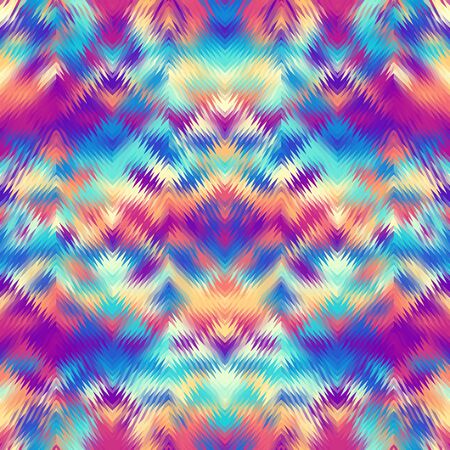 Seamless pattern of a triangles. Aztec ornament. Vector image. Seamless pattern.のイラスト素材