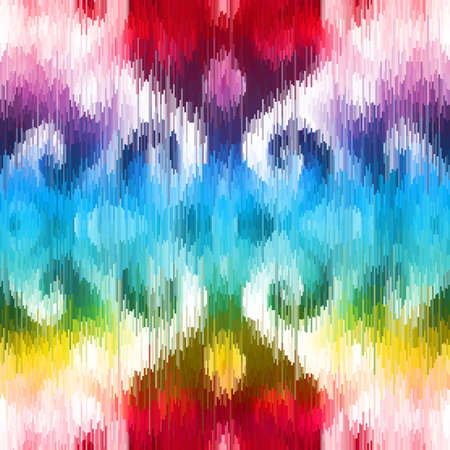 Abstract ornamental seamless pattern with imitation of a grunge texture with thin lines. Vector image.のイラスト素材