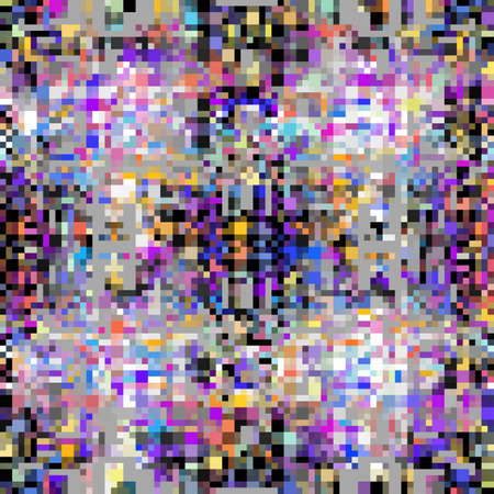 Seamless geometric abstract pattern in low poly style. Vector image.