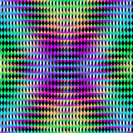 Abstract geometric triangles pattern in low poly style. Pixel art style. Vector image.