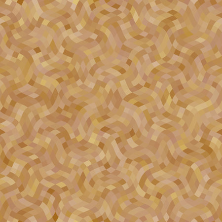 Seamless abstract pattern in low poly style. Wavy texture. Vector image.のイラスト素材