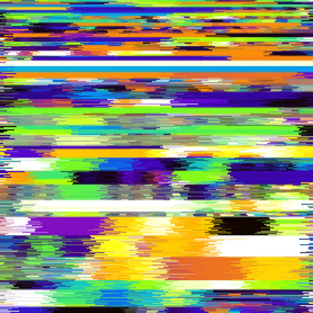 Abstract horizontal strips seamless pattern with imitation of a grunge texture with thin lines. Vector image.のイラスト素材