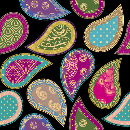 Patchwork textile pattern. Seamless quilting design background.のイラスト素材