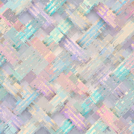 Vector image with imitation of grunge datamoshing texture.のイラスト素材