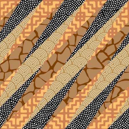 Patchwork textile pattern. Seamless quilting design background.