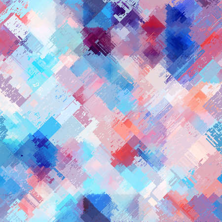 Vector image with imitation of grunge data moshing texture.