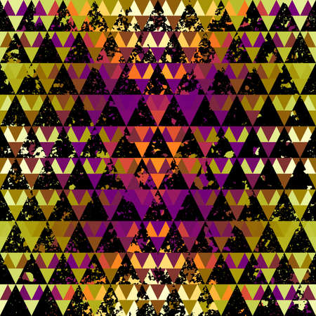 Seamless vector pattern background of a triangles.のイラスト素材