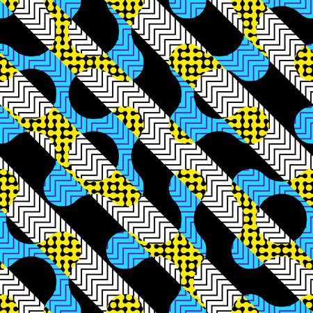 Geometric abstract pattern. Intersection style