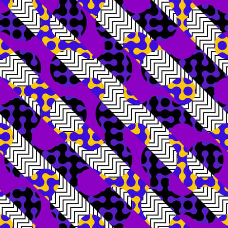 Geometric abstract pattern. Intersection style