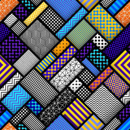 Geometric abstract pattern. Intersection style