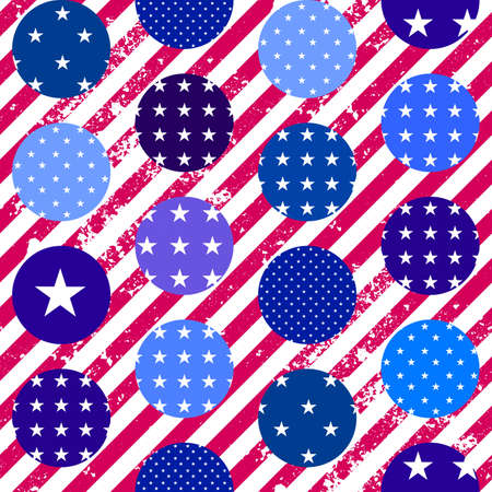 Patchwork textile pattern. Seamless quilting design background.のイラスト素材