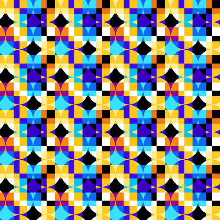 Geometric abstract pattern. Intersection style