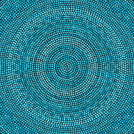 Vector seamless mosaic art pattern. Art background.のイラスト素材