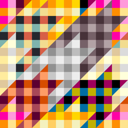 Geometric abstract pattern. Intersection styleのイラスト素材
