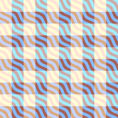 Geometric abstract pattern. Intersection styleのイラスト素材