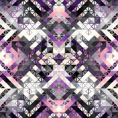 Seamless vector pattern background of a triangles.