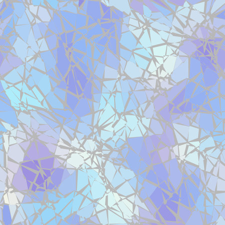 Vector seamless mosaic art pattern. Art background.のイラスト素材