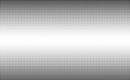 Monochrome gradient halftone dots background. Vector illustrationのイラスト素材