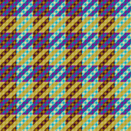 Houndstooth plaid pattern. Seamless background. Vector image.
