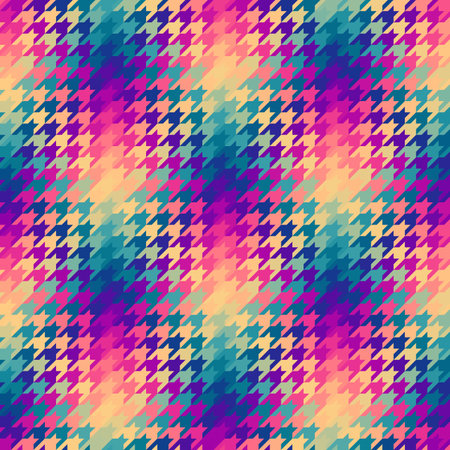 Diagonal plaid pattern. Moire overlapping effect. Vector seamless image.のイラスト素材