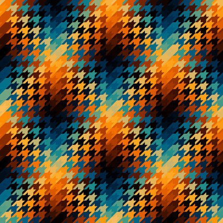 Diagonal plaid pattern. Moire overlapping effect. Vector seamless image.