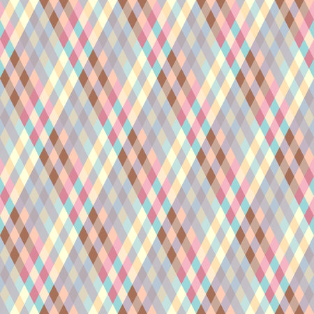 Argyle seamless vector pattern background. Pattern of a rhombuses.のイラスト素材