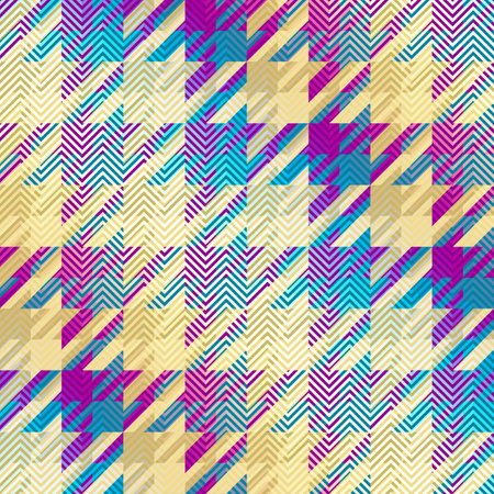 Abstract background seamless pattern.. Classic plaid pattern. Vector image. Herringbone chevron texture.のイラスト素材