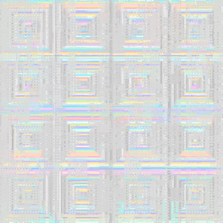 Vector image with imitation of grunge glitch texture. Retro risograph texture. Seamless vector backgroundのイラスト素材