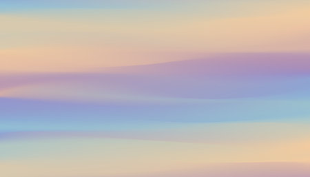 Abstract defocused horizontal background with wavy horizontal smooth blurred lines. Vector epsのイラスト素材