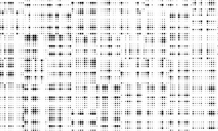Repeating faded dotted halftone. Seamless pattern. Fading background. Simple small geometric pattern. Repeat faded texture. Repeated random abstract fades dot for prints. Vector illustrationのイラスト素材