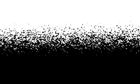 Black on white background. Black and white dissolve halftone grunge effect. Vector Illustrationのイラスト素材