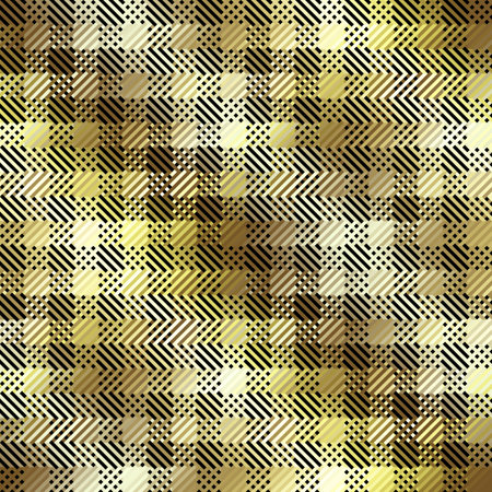 Diagonal plaid pattern. Moire overlapping effect. Vector seamless image.のイラスト素材