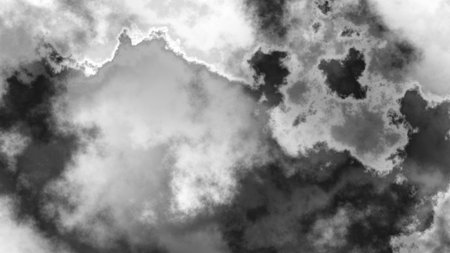 Isolate realistic monochrome fog and clouds on transparent backgrounds specials effect 3d render pngの写真素材