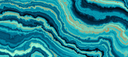 Marble ink colorful. Blue teal marble pattern texture abstract background. can be used for...