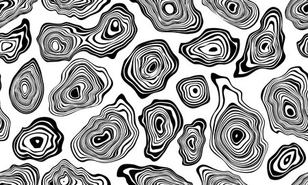 Vector seamless background, subtle pattern. topographic map background conceptのイラスト素材
