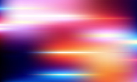 abstract of night lights in the city with motion blur