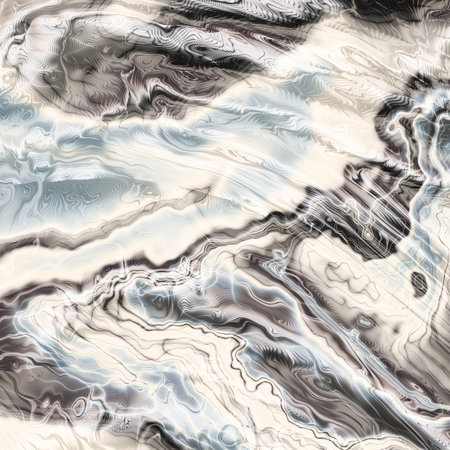Abstract light gray Marble texture. Fractal digital Art Background. High Resolution. Can be used for...