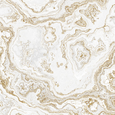 Abstract Marble texture. Fractal digital Art Background. High Resolution. White marble with gold veins. Can be used for background or wallpaperの写真素材