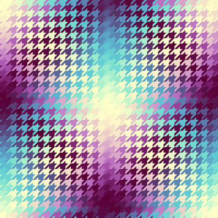 Seamless textured hound tooth vector checkered print. Diagonal plaid geometric small stripes....