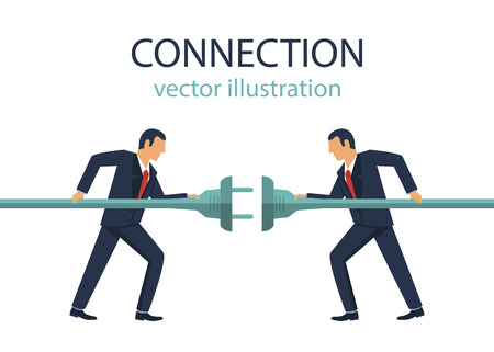 Connection concept vector design illustrationのイラスト素材