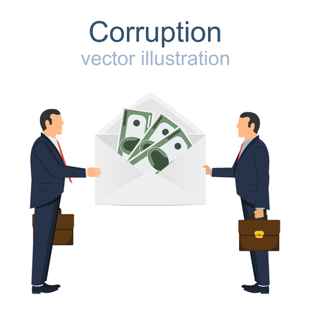 Corruption vector design illustrationのイラスト素材