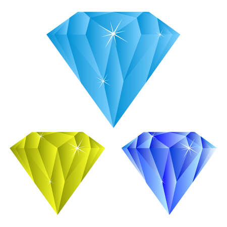 Diamond vector design illustration isolated on white backgroundのイラスト素材