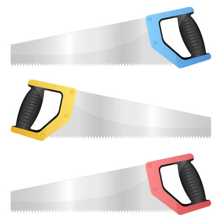 Household saw vector design illustration isolated o white backgroundのイラスト素材