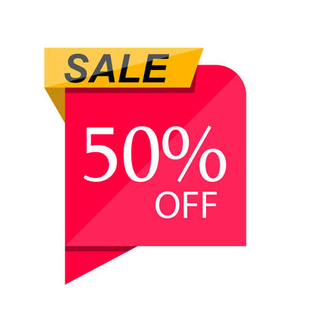 Special sale discount sticker vector design illustration isolated on white background